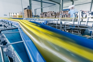 Conveyor belts can be made from a range of materials.