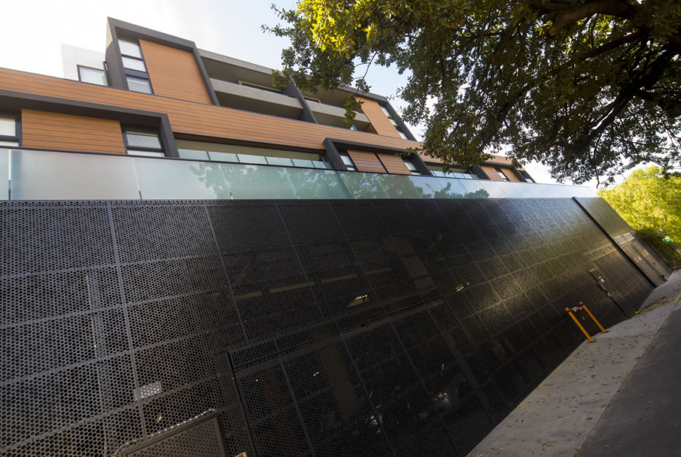 Leo Apartments – Aero perforted panels